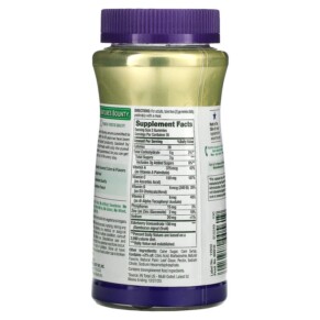 Thành phần vi chất của Nature's Bounty Elderberry Gummies 50 mg 70 Gummies 074312005619