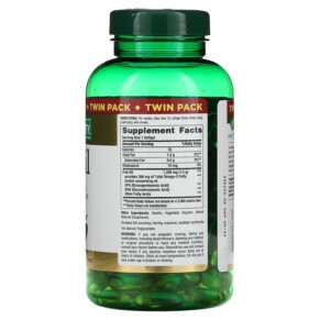 Thành phần vi chất của Nature's Bounty Fish Oil Twin Pack 1.200 mg 180 Rapid Release Softgels Each 074312306976