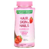 Thực phẩm chức năng Nature's Bounty Hair Skin & Nails Gummies with Biotin Strawberry 1.250 mcg 140 Gummies 074312801525