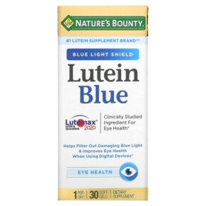 Thực phẩm chức năng Nature's Bounty Lutein Blue 30 Softgels 074312763922