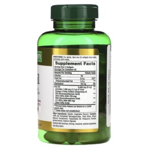 Thành phần vi chất của Nature's Bounty Odorless Fish Oil 1.200 mg 90 Coated Softgels 074312171307
