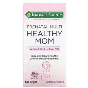 Thực phẩm chức năng Nature's Bounty Optimal Solutions Healthy Mom Prenatal Multi 60 Softgels 074312648212