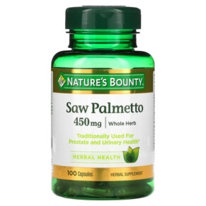 Thực phẩm chức năng Nature's Bounty Saw Palmetto 450 mg 100 Capsules 074312441912