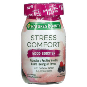 Thực phẩm chức năng Nature's Bounty Stress Comfort Mood Booster Wild Berry 36 Gummies 074312006845
