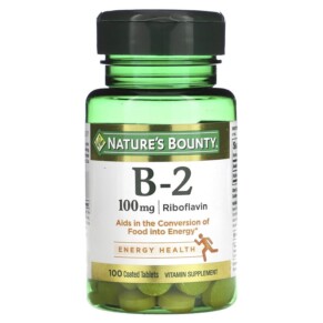 Thực phẩm chức năng Nature's Bounty Vitamin B-2 100 mg 100 Coated Tablets 074312006401