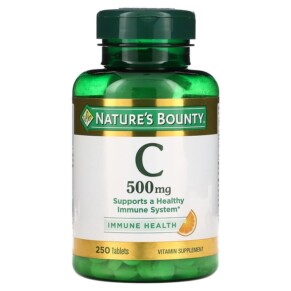 Thực phẩm chức năng Nature's Bounty Vitamin C 500 mg 250 Tablets 074312014741