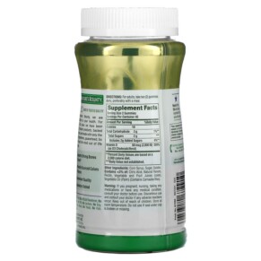 Thành phần vi chất của Nature's Bounty Vitamin D3 Gummies Strawberry Orange & Lemon 25 mcg (1.000 IU) 90 Gummies 074312672910