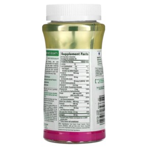 Thành phần vi chất của Nature's Bounty Women's Multivitamin Gummies Raspberry 25 mg 90 Gummies 074312793349