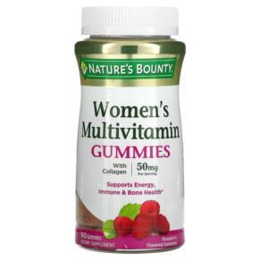 Thực phẩm chức năng Nature's Bounty Women's Multivitamin Gummies Raspberry 25 mg 90 Gummies 074312793349