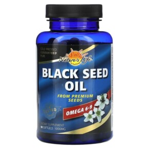 Thực phẩm chức năng Nature's Life Black Seed Oil 500 mg 90 Softgels 010043377939