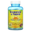 Thực phẩm chức năng Nature's Life Bromelain & Papain 250 Vegetarian Capsules 040647003569