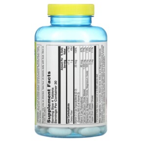 Thành phần vi chất của Nature's Life Calcium Citrate Malate 120 Tablets 040647007482