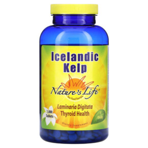Thực phẩm chức năng Nature's Life Icelandic Kelp 1.000 Tablets 040647002326
