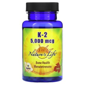 Thực phẩm chức năng Nature's Life K-2 5.000 mcg 60 Tablets 040647177116