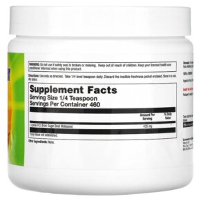 Thành phần vi chất của Nature's Life L-Lysine Powder Unflavored 200 g 040647512306