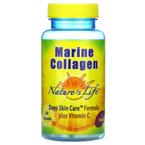 Thực phẩm chức năng Nature's Life Marine Collagen 60 Capsules 040647906679