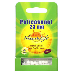 Thực phẩm chức năng Nature's Life Policosanol 23 mg 60 Mini-Tablets 040647002371