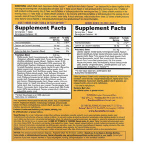 Thành phần vi chất của Nature's Secret 7-Day Ultimate Cleanse 2-Part Total-Body Cleanse 2 Bottles 36 Tablets Each 710363583811