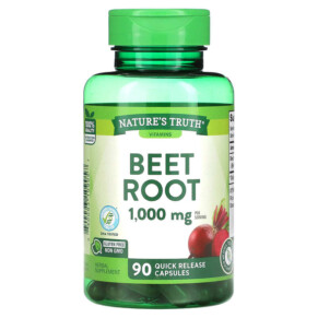 Thực phẩm chức năng Nature's Truth Beet Root 500 mg 90 Quick Release Capsules 840093109057