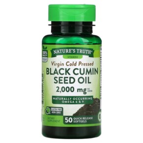 Thực phẩm chức năng Nature's Truth Black Cumin Seed Oil 1.000 mg 50 Quick Release Softgels 840093113481