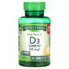 Thực phẩm chức năng Nature's Truth High Potency Vitamin D3 50 mcg (2.000 IU) 300 Quick Release Softgels 840093103734