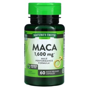 Thực phẩm chức năng Nature's Truth Maca 1.600 mg 60 Quick Release Capsules 840093105295