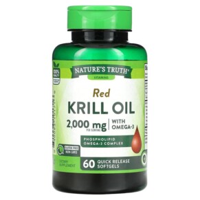 Thực phẩm chức năng Nature's Truth Red Krill Oil with Omega-3 2.000 mg 60 Quick Release Softgels 840093101716