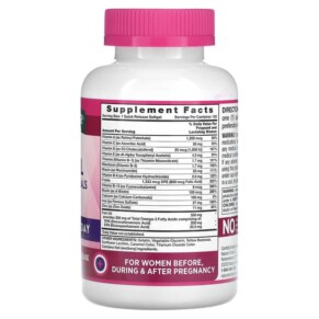 Thành phần vi chất của Nature's Truth Ultra Prenatal Vitamins & Minerals + DHA 120 Quick Release Softgels 840093115454