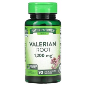 Thực phẩm chức năng Nature's Truth Valerian Root 1.200 mg 90 Quick Release Capsules 840093101617