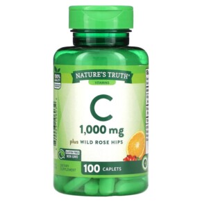 Thực phẩm chức năng Nature's Truth Vitamin C Plus Wild Rose Hips 1.000 mg 100 Caplets 840093106032