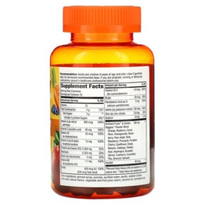 Nature's Way Alive! Adult Gummy Multivitamin Delicious Fruit 50 Gummies 3 Thành phần vi chất của Nature's Way Alive! Adult Gummy Multivitamin Delicious Fruit 50 Gummies 033674157879
