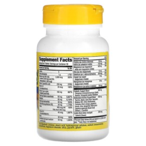 Thành phần vi chất của Nature's Way Alive! Diabetic Multivitamin 60 Tablets 033674123713