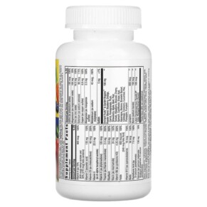 Thành phần vi chất của Nature's Way Alive! Men's Energy Complete Multivitamin 100 mg 130 Tablets 033674137161