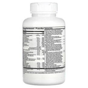 Thành phần vi chất của Nature's Way Alive! Men's Ultra Potency Complete Multivitamin 150 Tablets 033674137178