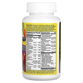 Thành phần vi chất của Nature's Way Alive! Women's 50+ Complete Multivitamin 130 Tablets 033674142103