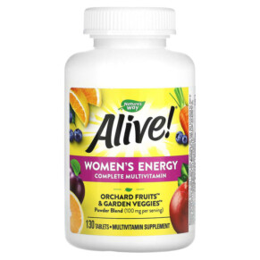 Thực phẩm chức năng Nature's Way Alive! Women's Energy Complete Multivitamin 130 Tablets 033674137109
