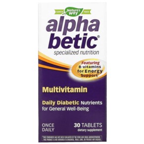 Thực phẩm chức năng Nature's Way Alpha Betic Multivitamin 30 Tablets 020065600380