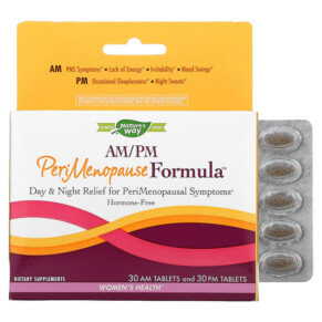 Thực phẩm chức năng Nature's Way AM/PM PeriMenopause Formula 60 Tablets 763948072361
