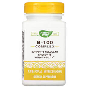 Thực phẩm chức năng Nature's Way B-100 Complex 100 Capsules 033674405215