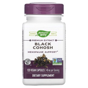 Thực phẩm chức năng Nature's Way Black Cohosh 40 mg 120 Vegan Capsules 033674153536