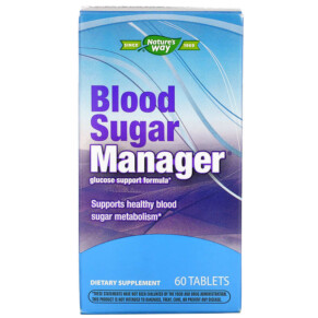 Thực phẩm chức năng Nature's Way Blood Sugar Manager 60 Tablets 763948049066