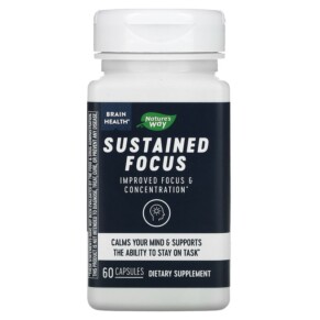Thực phẩm chức năng Nature's Way Brain Health Sustained Focus 60 Capsules 033674136911