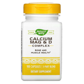 Thực phẩm chức năng Nature's Way Calcium Mag & D Complex 100 Capsules 033674414200