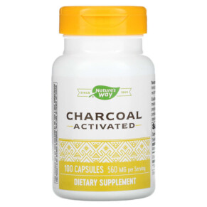 Thực phẩm chức năng Nature's Way Charcoal Activated 280 mg 100 Capsules 033674451717