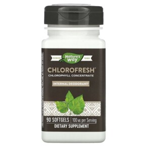 Thực phẩm chức năng Nature's Way Chlorofresh Chlorophyll Concentrate 50 mg 90 Softgels 358008035501