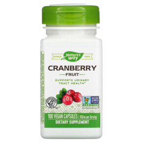 Thực phẩm chức năng Nature's Way Cranberry Fruit 465 mg 100 Vegan Capsules 033674121504