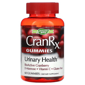 Thực phẩm chức năng Nature's Way CranRx Urinary Health BioActive Cranberry 60 Gummies 033674104859