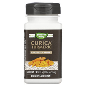 Thực phẩm chức năng Nature's Way Curica Turmeric 300 mg 60 Vegan Capsules 033674107546