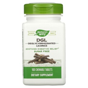 Thực phẩm chức năng Nature's Way DGL Deglycyrrhizinated Licorice 100 Chewable Tablets 763948090211