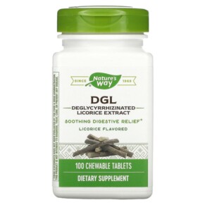 Thực phẩm chức năng Nature's Way DGL Deglycyrrhizinated Licorice Extract Licorice 100 Chewable Tablets 763948090013